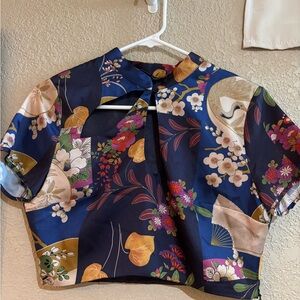 Zara Multicolor Floral Blouse
